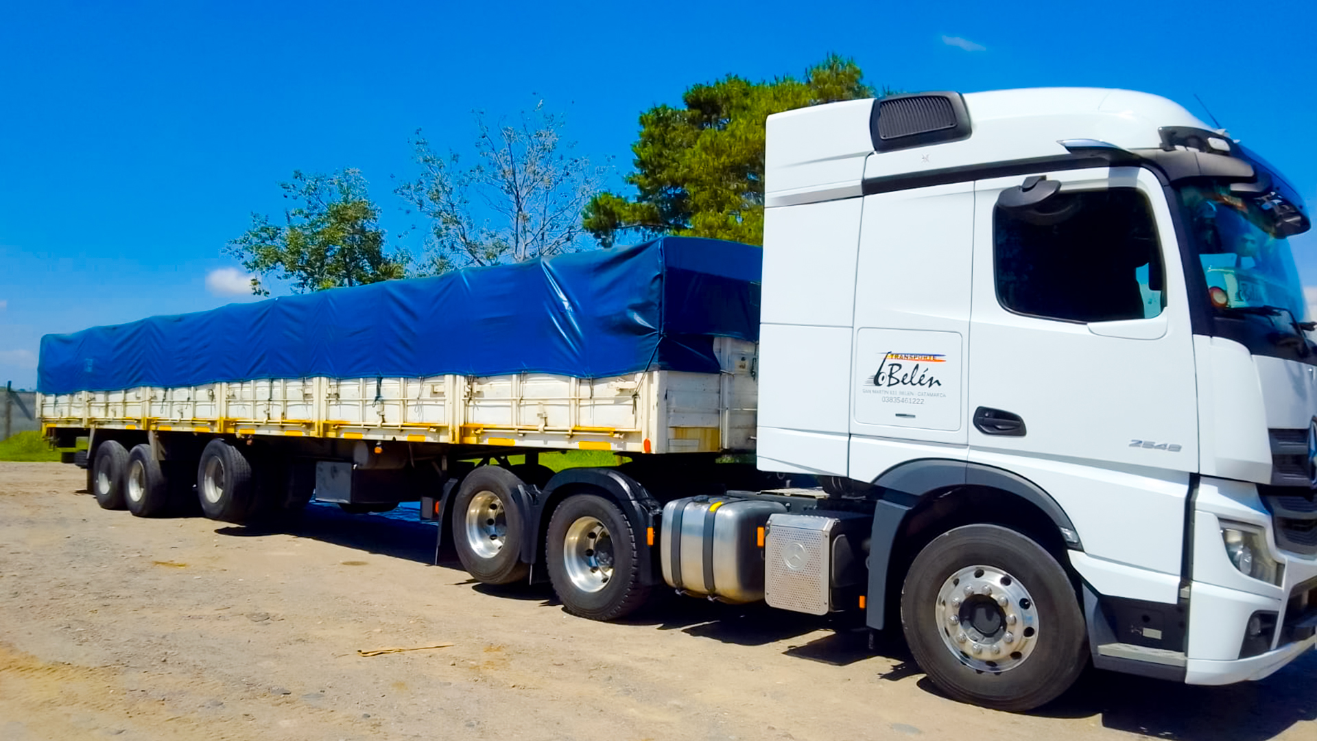 TRANSPORTE BELEN SRL CAMIÓN ENCARPADO