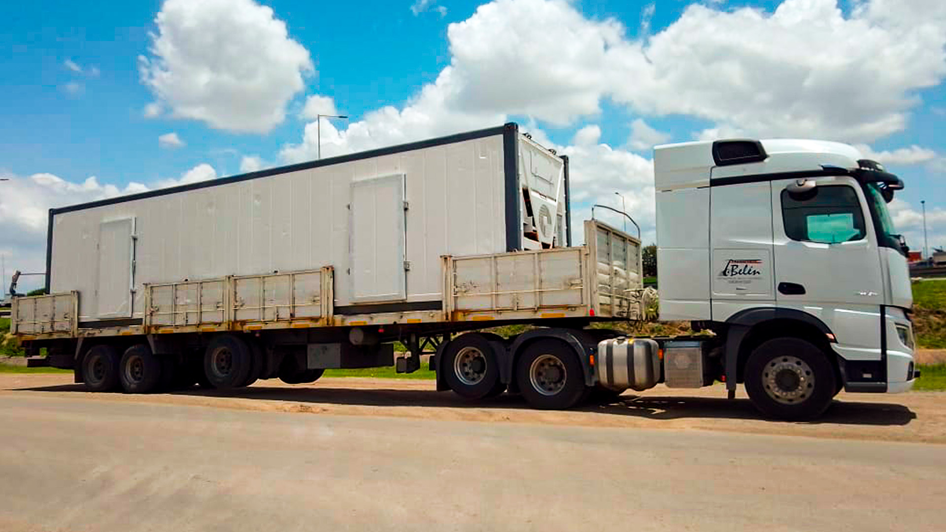TRANSPORTANDO CONTAINERS TRANSPORTE BELEN